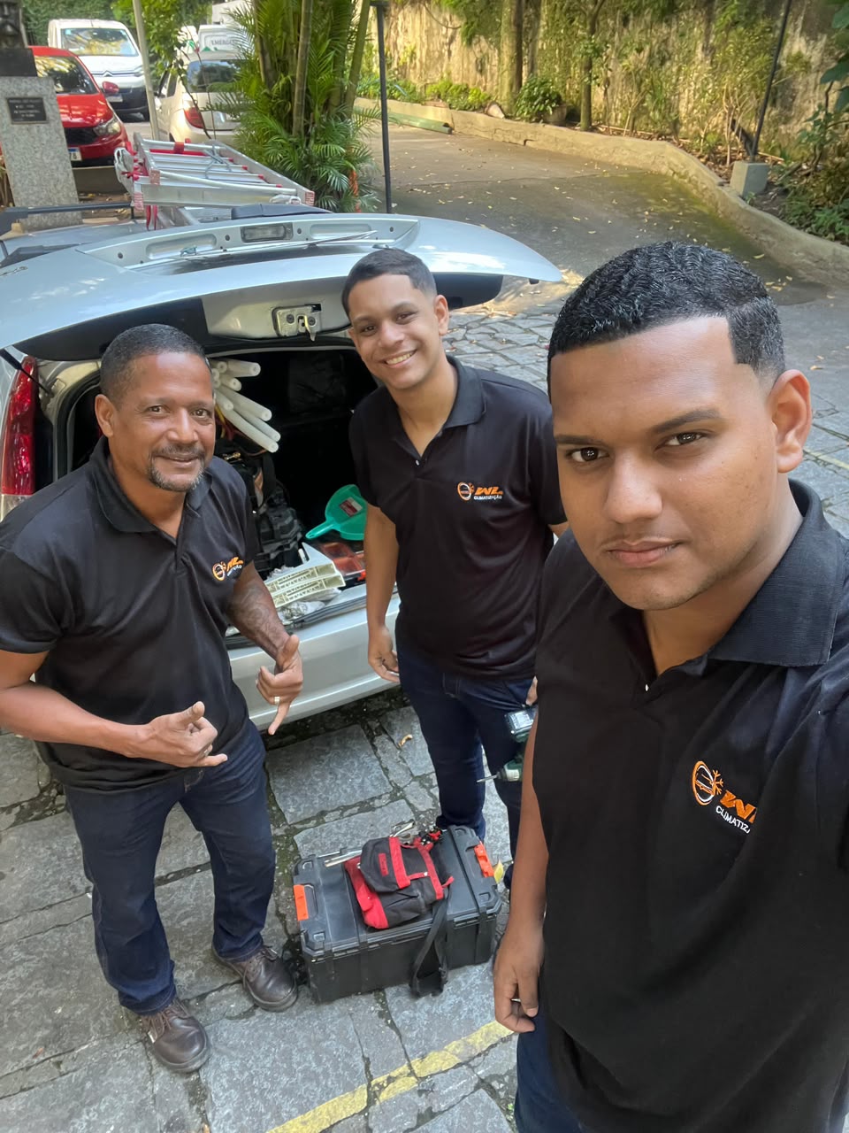 Equipe WL Climatização em atendimento no Rio de Janeiro